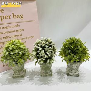 Plantas Artificiales en Maceta <span class=keywords><strong>Campanula</strong></span>, Bonsai Verde, Pequeño Árbol, Hierba, Maceta, Flores Falsas para Decoración de Jardín y Hogar - Product Image 2