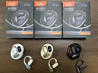Q26 2025 TWS casque sans fil de haute qualité avec écouteurs de sport antibruit jeu de puces JL et indicateur de batterie LED