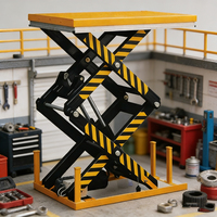 Plateforme élévatrice à ciseaux mobile électrique hydraulique autopropulsée à batterie pour travaux en hauteur 4m 6m 8m 10m 14m