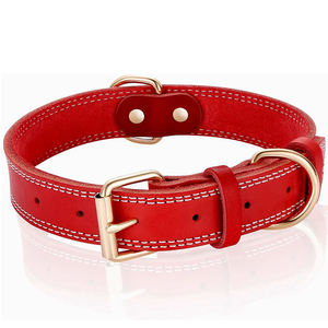 <span class=keywords><strong>Collar</strong></span> de cuero de vaca para perro, personalizado, venta al por mayor, 2023 - Product Image 6