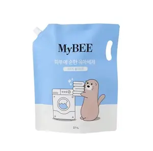 laundry detergent MyBEE Mild Detergent for Baby Liquid Refill 2100ml Fresh Olive Scent for sensitive for clothes detergent