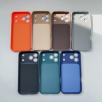 Coques de protection pour téléphone avec objectif photo en gros d'usine pour iPhone 17 16 Pro Max, étui magnétique en verre à grande fenêtre