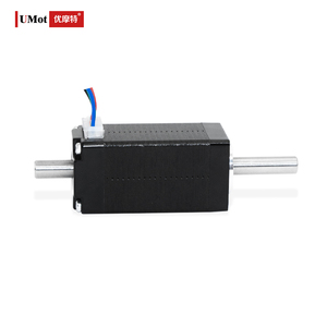 Umot DC 24V 0.8A 5mm đôi trục rỗng trục động cơ bước 2 giai đoạn 1.8 độ NEMA 8 kép trục rỗng động cơ bước cho CNC - Product Image 1