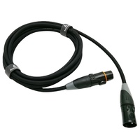 Système d'éclairage de scène DMX 512 Impédance 110 Ohms Câble de signal XLR mâle à femelle à 3 broches Câble d'éclairage DMX