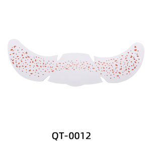 OEM personnalisé filles femmes temporaire visage tatouage autocollant étanche taches de rousseur paillettes maquillage métallique doré feuille de papier corps blanc - Product Image 3