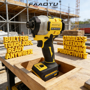 Para el destornillador eléctrico inalámbrico recargable FAaotu DCF850 de 20 V, herramientas eléctricas con batería de iones de litio, taladros de alto torque - Product Image 1