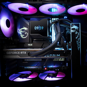 เคสคอมพิวเตอร์ <span class=keywords><strong>MSI</strong></span> MPG <span class=keywords><strong>GUNGNIR</strong></span> 300R AIRFLOW/WHITE รองรับระบบระบายความร้อนด้วยน้ำแบบ AIO ขนาด 360 มม. สองระบบ และการติดตั้งแบบ Push-pull สำหรับเดสก์ท็อป - Product Image 6