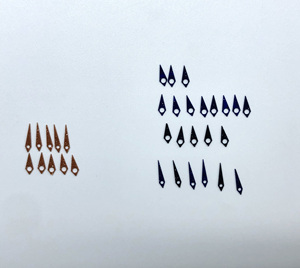 Lancette per Orologio in <span class=keywords><strong>Pietra</strong></span> Personalizzate OEM 2022 Compatibili con Movimento <span class=keywords><strong>ETA</strong></span> 7750 - Product Image 3