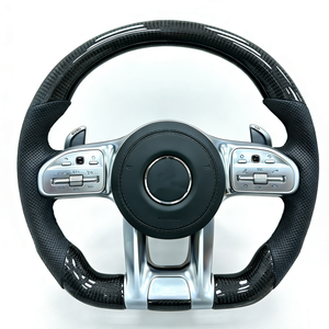 <span class=keywords><strong>Volant</strong></span> de direction en fibre de carbone pour Mercedes Benz W205 W222 W212 <span class=keywords><strong>ML</strong></span> <span class=keywords><strong>W163</strong></span> W164 GLB X247 GLS X166 GLS63 AMG - Product Image 5