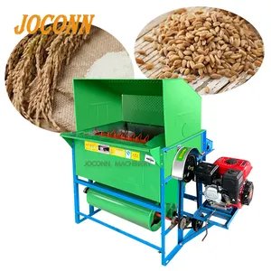 Trilladora de arroz con motor de gasolina, desgranadora de trigo, máquina de trilla de arroz y trigo de alimentación manual, 2022