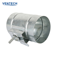 VENTECH Cvc Haute Qualité Ronde Conduit D'air Contrôle Du Volume Amortisseur