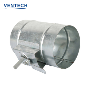 VENTECH Hvac Kualitas Tinggi Peredam Kontrol <span class=keywords><strong>Volume</strong></span> Saluran Udara Bulat - Product Image 6
