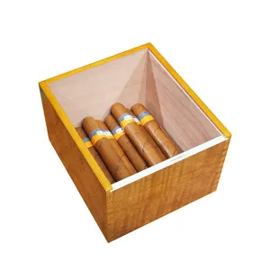 定制批发便宜雪茄包装盒木质工艺品雪茄盒豪华雪茄盒