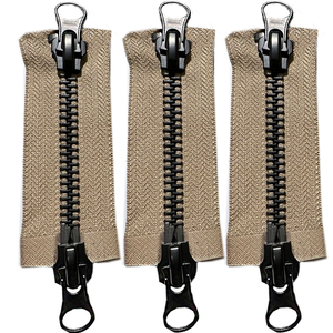 Manufacturer Custom Two-Way Brass Metal Zippers with Zipper <strong>Processing</strong> <strong>Accessories</strong> for <strong>Garments</strong> Handbags Suitcases Jackets Shoes - Product Image 3