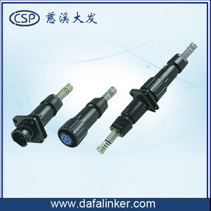 Conector Circular CSP FQ14 de 2, 3 y 4 Pines, Impermeable, Conexión Rápida, Inserción Recta, Plástico PBT, Uso Electrónico - Product Image 2