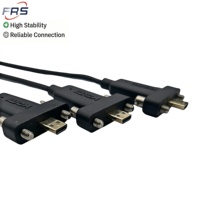 Câble Micro Personnalisé Plaqué Or 4K 8K 1m 2m 3m 1,5m Noir pour Caméra GoPro, Tablette, Ordinateur Portable, Carte Mère