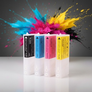 Supercolor 440ML 6 Colors JV300 ES3 Empty <b>Refillable</b> <b>Ink</b> Cartridge With Permanent Chip for Mimaki JV300/JV150 Printer - Product Image 3