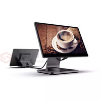 Windows/android Pos-машина металлический алюминиевый сплав Pos-терминал ультратонкий сенсорный POS-система, точка продажи для магазина/ресторана