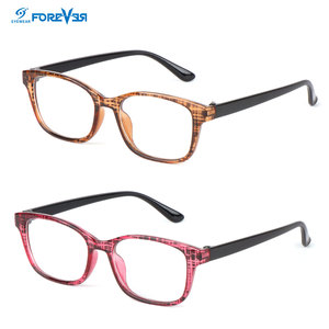 Thời trang PC kính để đọc Độ phóng đại Nhựa Unisex Khung đầy màu sắc chống hình chữ nhật màu xanh Kính đọc sách - Product Image 2