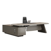 Bureau de direction moderne 2021 avec un style nord-européen, nouveau design, mobilier de bureau convertible en MDF