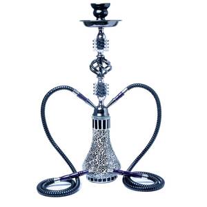 Cachimba Árabe de Aluminio Esmerilado Barata al por Mayor, Narguile de Vidrio, Set de Shisha para Fumar, Logotipo Personalizado - Product Image 2
