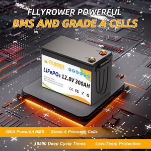 Noi Fllyrower 12.8V 300Ah LiFePO4 batteria agli ioni di litio batteria integrata BMS batteria ricaricabile 12.8v 300Ah - Product Image 4
