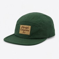 Casquette de sport imperméable à 7 panneaux avec logo personnalisé en sergé tissé, style Techwear, unisexe, pour adulte, pour l'extérieur