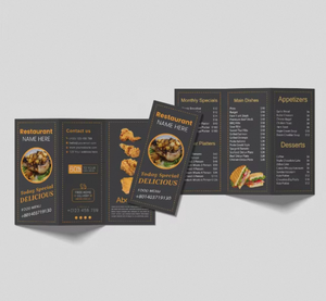 Biểu tượng tùy chỉnh cao cấp tráng giấy in ấn gấp Flyer Catalog tờ rơi Brochure tập sách hướng dẫn hướng dẫn sử dụng in ấn tờ rơi - Product Image 3