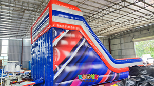 Nouveau design commercial <span class=keywords><strong>Ninja</strong></span> Wall Challenge gonflable drôle d'extérieur <span class=keywords><strong>Ninja</strong></span> Wall jeu de toboggan gonflable pour enfants et adultes - Product Image 3