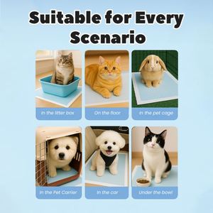 Pet <b>Mats</b> Cat Dog <b>Puppy</b> Potty Training Cotton Disposable Dog Pee Changing Pads Home Protection Bulk Packaging - Product Image 4