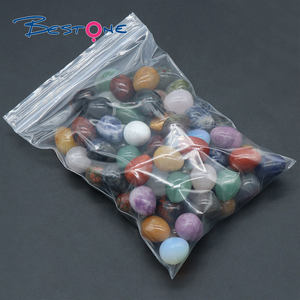 Custom all'ingrosso piccolo uovo <span class=keywords><strong>roccia</strong></span> levigata gemma a forma di uovo 20mm 30mm cristallo piccole perle di pietra decorazione per <span class=keywords><strong>la</strong></span> casa - Product Image 6