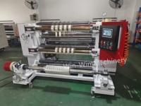 Rouleau de papier automatique à grande vitesse Film plastique PE PVC PET BOPP Machine de refendage et de rebobinage État neuf