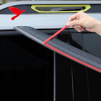 Pare-soleil de fenêtre extérieur pour Chery Jetour T2 Travellar 2023 2024 2025, déflecteur de vent, protection contre le soleil et la pluie, déflecteurs, couvre-fenêtre