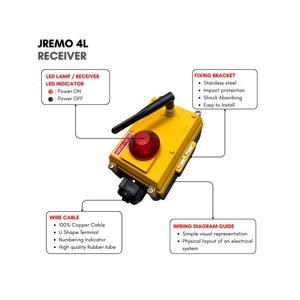 Industrial Radio Remote <b>Control</b> with Potentiometer for Ladder Trucks and Smart Farm, AC/DC, JEICO JREMO 4L Made in Korea load - Product Image 1