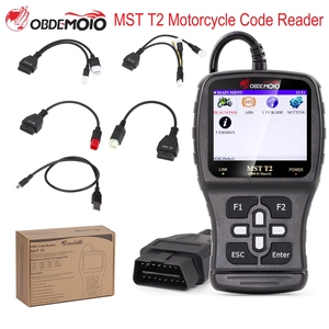 Lecteur de code OBDII pour moto T2, protocole EURO 5, scanner de diagnostic, codes de panne, diagnostic ABS - Product Image 2