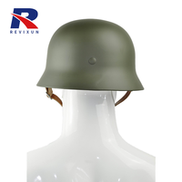 Casque REVIXUN Custom the World II Allemagne Acier M35 Léger Tactique Extérieur