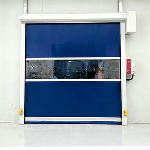 Puerta Enrollable de <span class=keywords><strong>PVC</strong></span> Resistente a los Rayos UV de Alta Velocidad - Puerta de Cortina Transparente para Cuartos Limpios e Instalaciones de Almacenamiento Seguro - Product Image 2