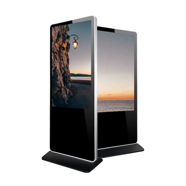 Floor Standing Vertical Interactive Totem LCD Kiosk Advertising Display Digital Touch Screen Digital Signage