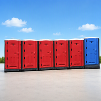 Toilettes publiques portables d'intérieur à prix abordable pour chantier de construction