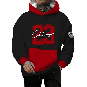 Áo hoodie nam phong cách đường phố họa tiết bộ lạc cổ điển áo sweatshirt thời trang quần áo thường ngày may đo quần áo nam chất liệu dệt kim rộng rãi 2025 - Product Image 1