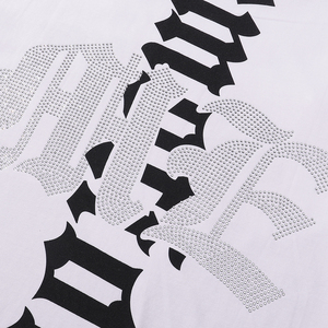 Camiseta Negra Oversize de Alta Calidad para Hombre con Estampado de Ángel, Estilo Urbano, Manga Corta, Cuello Redondo, de Algodón Jersey - Product Image 6