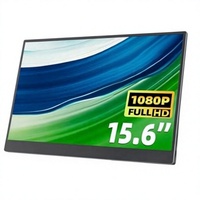 Monitor Portabel Cocopar 15.6 Inci 1080P FHD 60Hz 85% SRGB dengan Speaker, untuk Layar Kedua Laptop USB-C, MacBook, Surface, PC