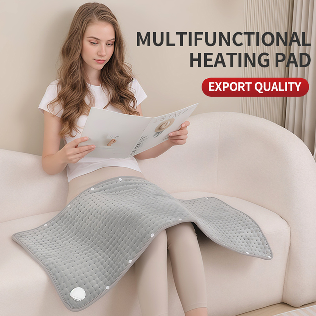 Electric Heated Throw Blanket for Winter PTC Physiotherapy Heating Shoulder Pad with Timer Washable for Household Use