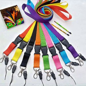 Wholesale Custom <b>Lanyard</b> <b>Polyester</b> Neck Strap Badge Holder Sublimation Print Corporate Event Trade Show Giveaway Bulk Supply - Product Image 1