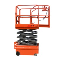 Plateforme élévatrice à ciseaux hydraulique en acier au manganèse à prix direct, OEM ODM, personnalisable, à roulement fluide et autopropulsée