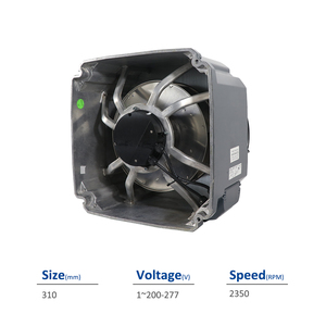 Ventilateur centrifuge Ziehl-abegg GR31M-6ID.BD.2R 169796 à haute pression statique, courbe inversée, ventilateur de refroidissement AC en alliage d'aluminium 0,38 KW - Product Image 2