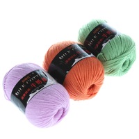 100% acrylique recyclé lait coton fil teint motif turc fil à tricoter à la main pour gants couture et tissage Style fantaisie