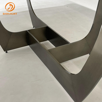 Meubles de salle à manger au design moderne populaire Table à manger en marbre naturel