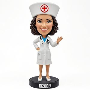 Tùy Chỉnh Dễ Thương Vui Hình Dạng Bobblehead Mô Phỏng Bác Sĩ Trang Trí Mùa Xuân Thiết Kế Nhựa Thủ Công Mỹ Nghệ Cho Siêu Căng Thẳng Cứu Trợ Kinh Doanh Quà Tặng - Product Image 5