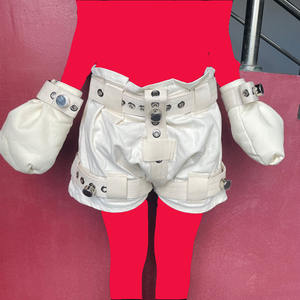 Ensemble de Bondage <span class=keywords><strong>ABDL</strong></span> mitaines souples gants slips BDSM puni fétiche jouets adulte couvre-couche pantalon contraintes bottes à verrouillage magnétique - Product Image 4